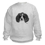 English Springer Spaniel Pen and Ink Sweatshirt by NANCE